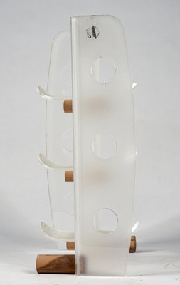 Bottle Rack Stand in Acrylic Glass from Guzzini, 2000s-RAQ-1360597