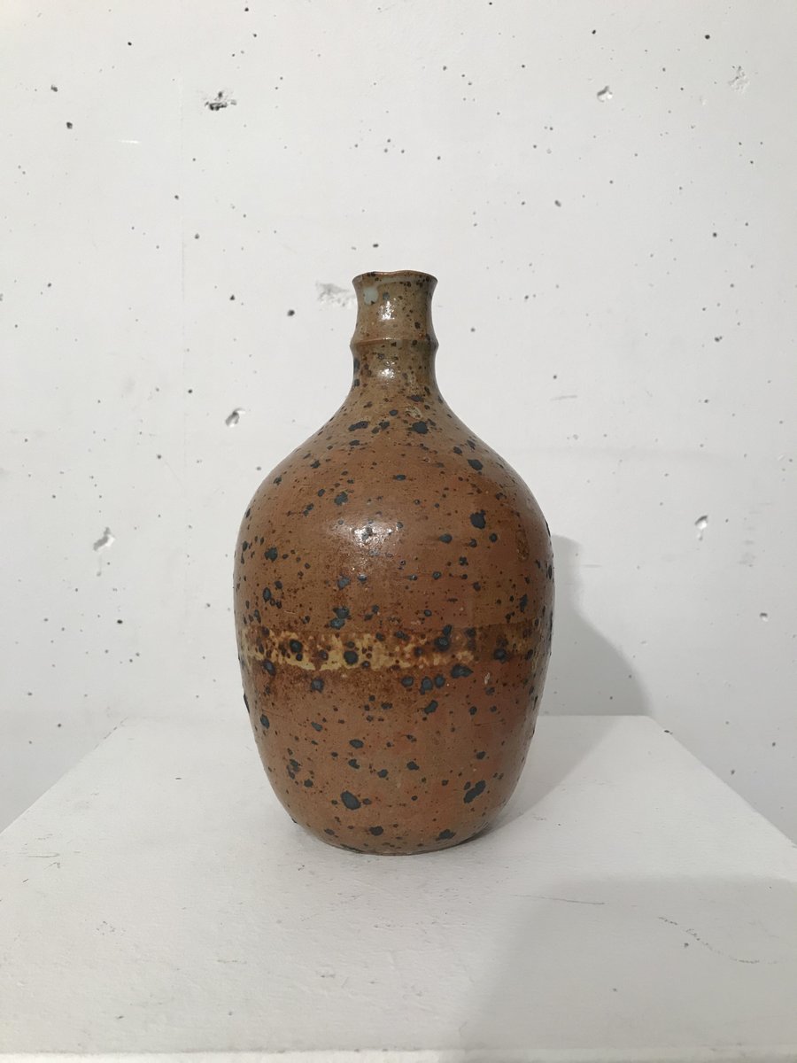 Bottle Vase in Sandstone Pyrity by Vasil Ivanov, 1960s