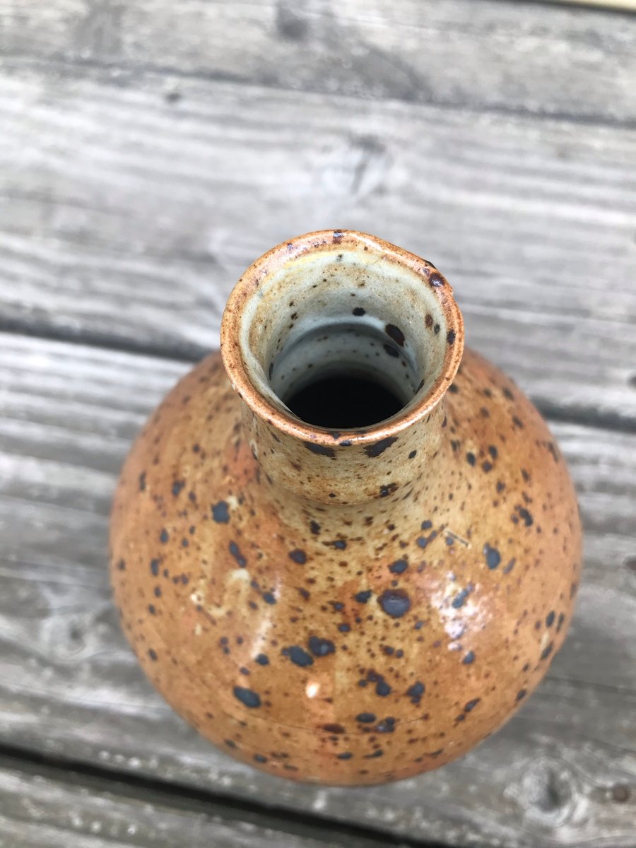 Bottle Vase in Sandstone Pyrity by Vasil Ivanov, 1960s