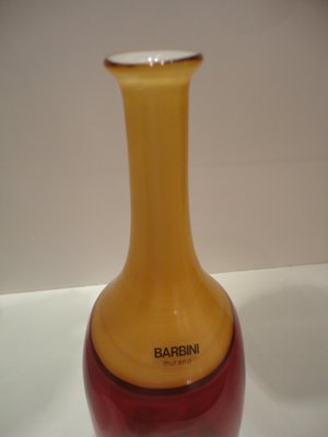 Bottle Vases by Alfredo Barbini for Barbini Murano, 1970s, Set of 2-VIB-694789