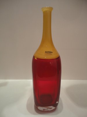 Bottle Vases by Alfredo Barbini for Barbini Murano, 1970s, Set of 2-VIB-694789