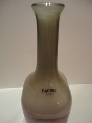 Bottle Vases by Alfredo Barbini for Barbini Murano, 1970s, Set of 2-VIB-694789