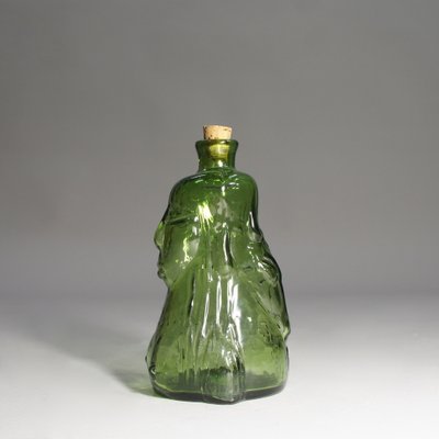 Bottle with Woman and Bull Decoration by Erik Höglund from Boda, 1960s-SGX-1747143