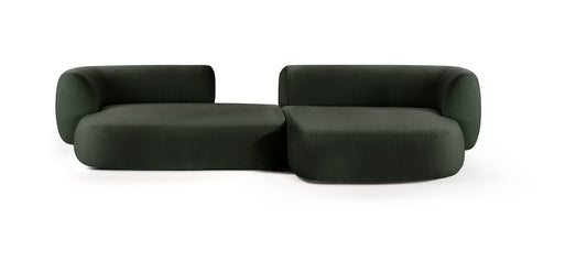 Boucle Forest Hug Modular Fabric Sofa by Ferrianisbolgi, Set of 2