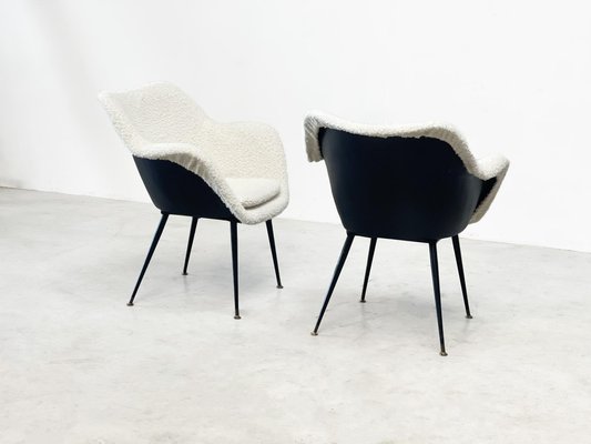 Boucle Lounge Easy Chairs, 1970s-XLH-1778330