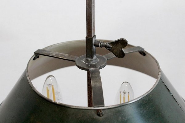 Bouillotte Style Lamp in Bronze, Early 20th Century-RVK-1016316