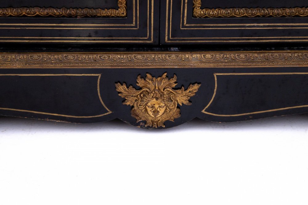 Boulle Chests of Drawers, France, 1860s, Set of 2