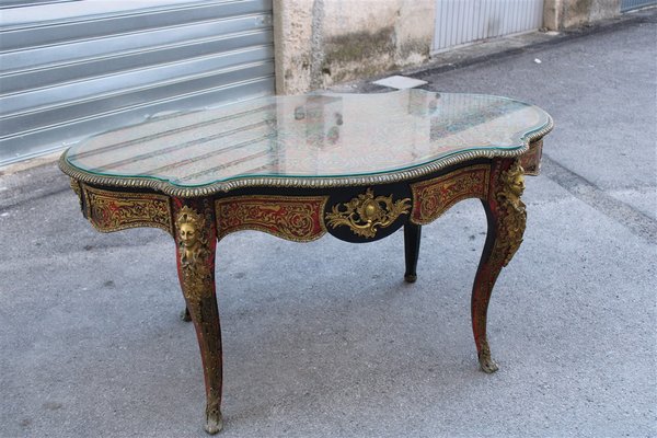 Boulle Desk, France, 1860s-EH-1811374