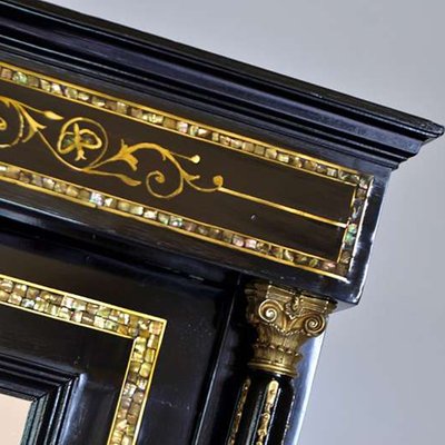 Boulle Technique Bookcase in the Style of Makart-KGI-940972