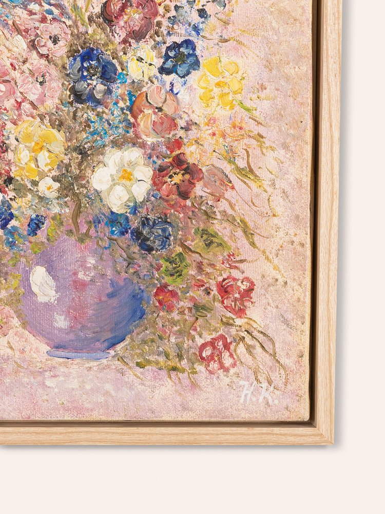 Bouquet, 1920s, Oil on Canvas, Framed