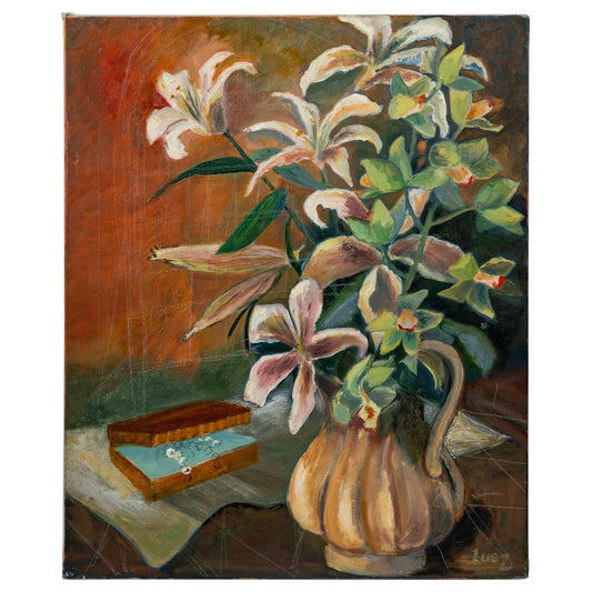 Bouquet of Flowers, 20th Century, Oil on Canvas