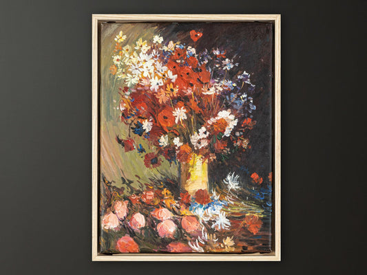 Bouquet, Oil on Canvas, Framed