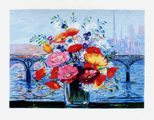 Bouquet Pont Des Arts by Michel-henry