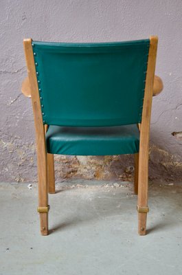 Bow Wood Lounge Chair from Steiner, 1950s-AIU-883079