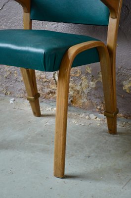 Bow Wood Lounge Chair from Steiner, 1950s-AIU-883079