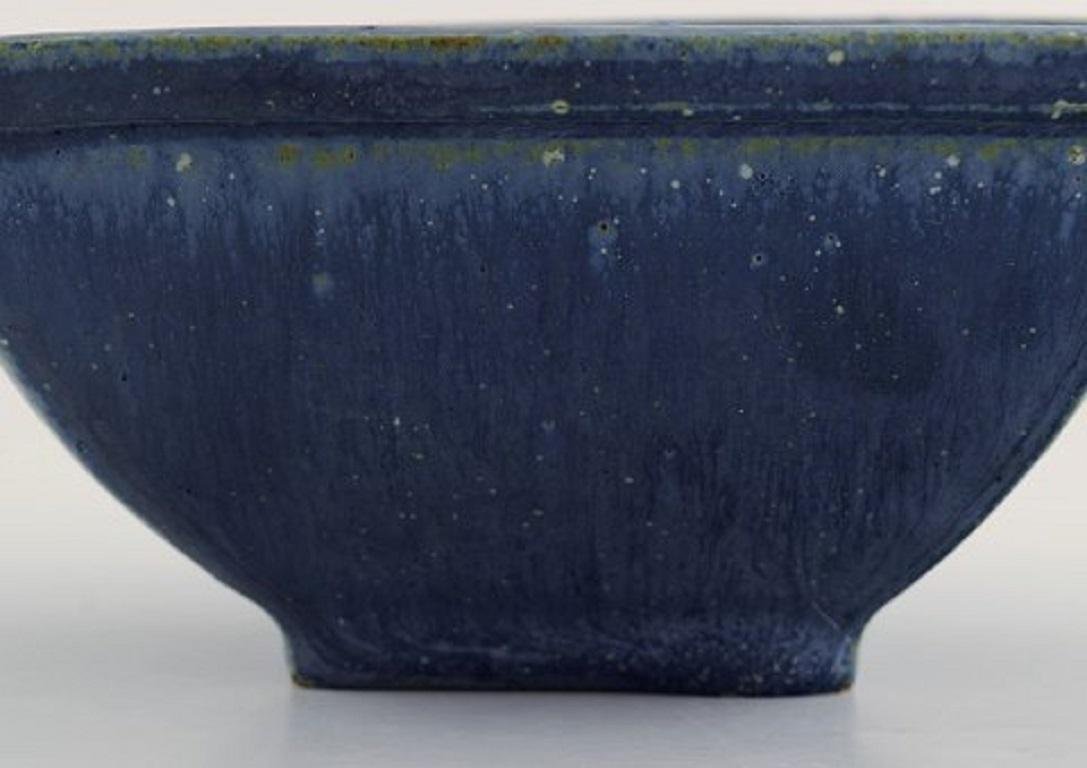 Bowl in Glazed Ceramic Model Number 191 by Arne Bang, 1940s