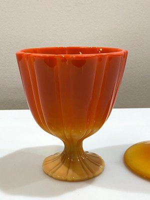 Bowl or Vase with Opal Glass Lid, 1940s-NPC-1166522