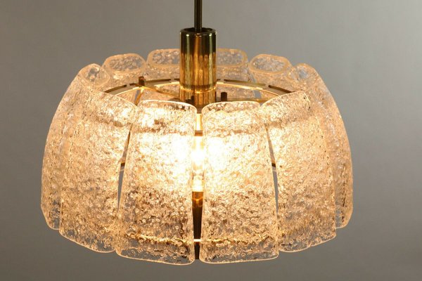 Bowl-Shaped Glass Tube MCM Ceiling Fixture Lamp by Doria for Doria Leuchten, 1960s-FUP-902373