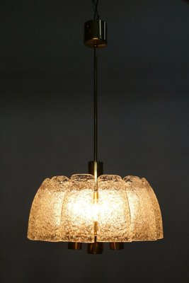 Bowl-Shaped Glass Tube MCM Ceiling Fixture Lamp by Doria for Doria Leuchten, 1960s-FUP-902373