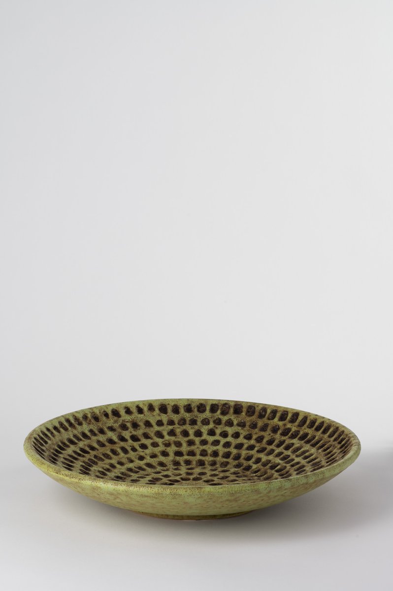 Bowl with Engraved Studs by Alvino Bagni for Nuove Forme SRL