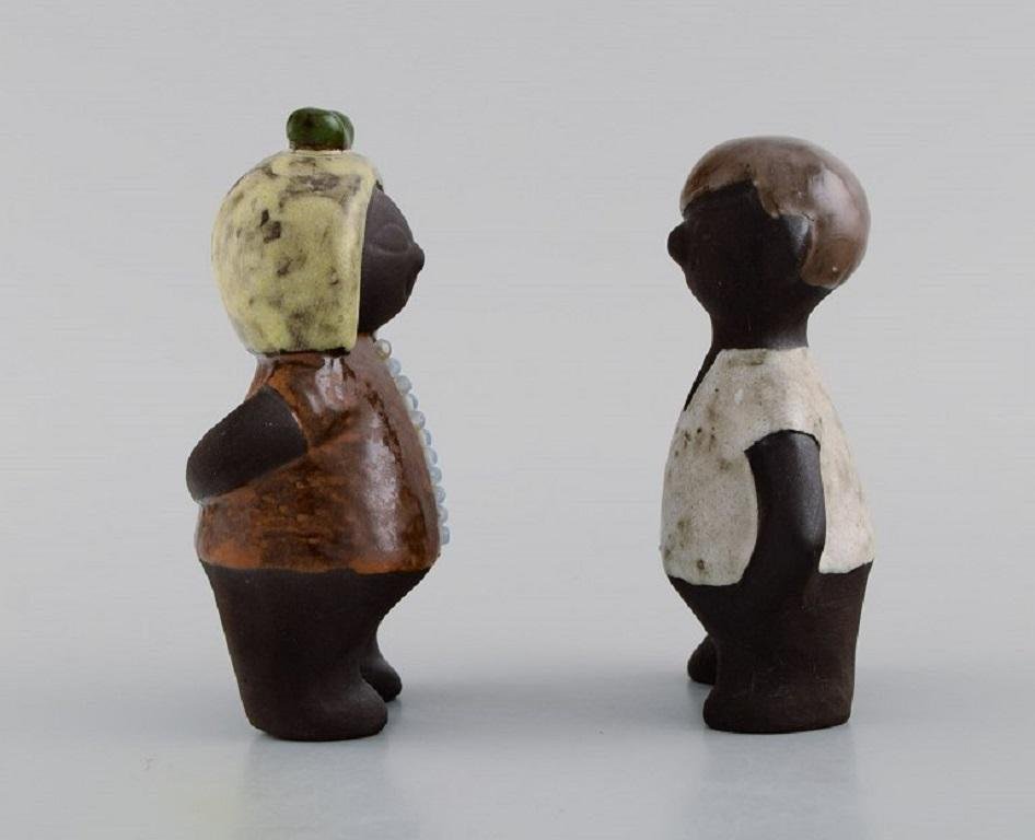 Boy and Girl by Karl Erik Iwar for Nittsjö, 1960s, Set of 2