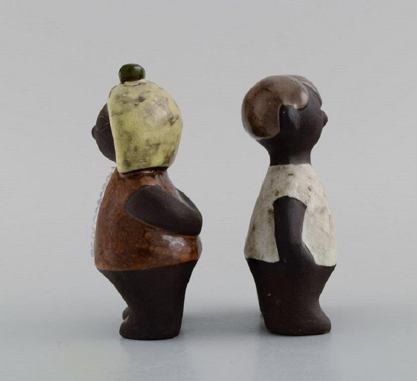 Boy and Girl by Karl Erik Iwar for Nittsjö, 1960s, Set of 2