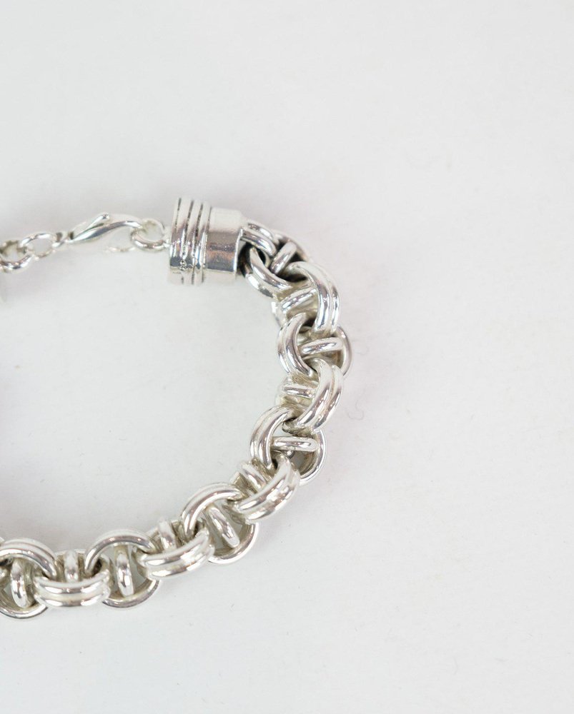 Bracelets in Silver, Powerful Model, Divided Into Rings Nice