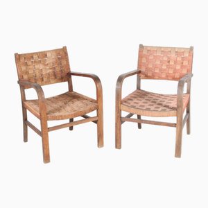 Braided Rope Armchairs, 1960s, Set of 2-DSC-1766272