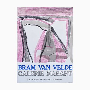 Bram Van Velde, Original Poster, 1975, Lithograph-NRC-1817506