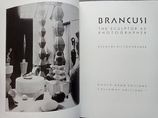 Brancusi Poster with Sculpture Photograph, 1953, Lithograph-NRC-1385614