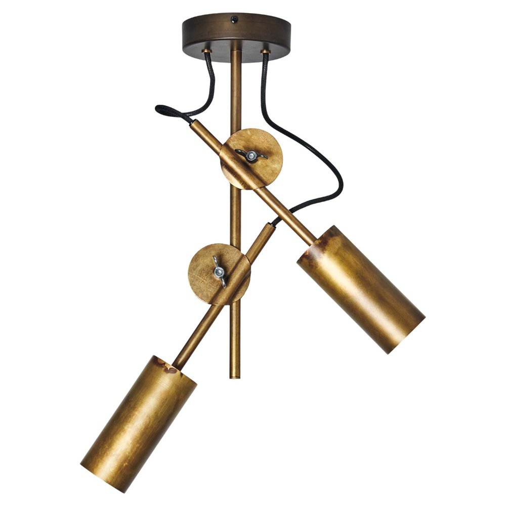 Brass 3452-6 Stave Spot 2 Ceiling Lamp by Johan Carpner for Konsthantverk