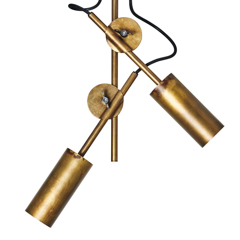 Brass 3452-6 Stave Spot 2 Ceiling Lamp by Johan Carpner for Konsthantverk