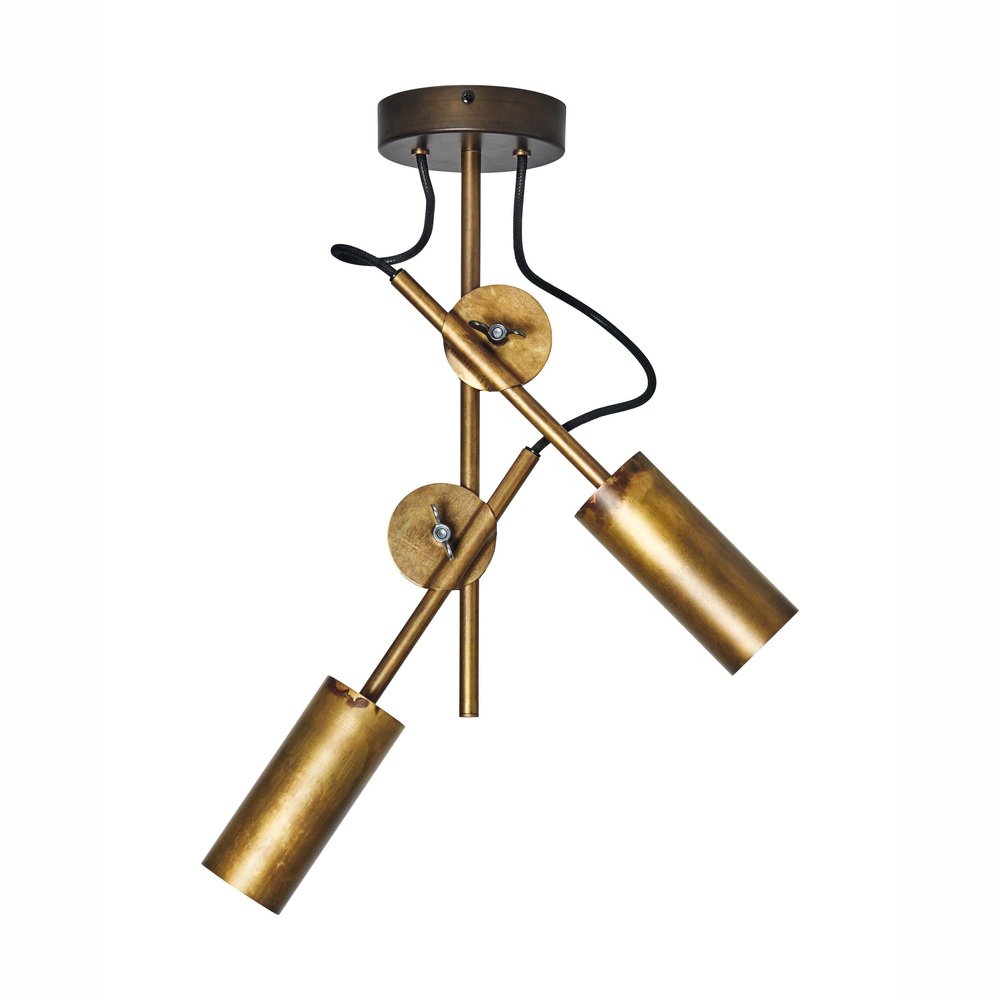 Brass 3452-6 Stave Spot 2 Ceiling Lamp by Johan Carpner for Konsthantverk