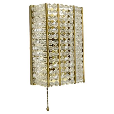 Brass and Aryl Glass Wall Light Sconce by Emil Stejnar, 1950s-QZ-1819697