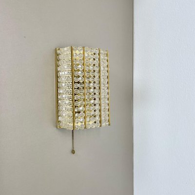 Brass and Aryl Glass Wall Light Sconce by Emil Stejnar, 1950s-QZ-1819697