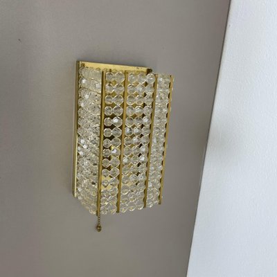 Brass and Aryl Glass Wall Light Sconce by Emil Stejnar, 1950s-QZ-1819697