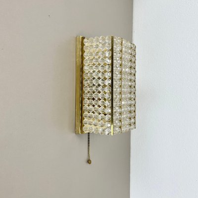 Brass and Aryl Glass Wall Light Sconce by Emil Stejnar, 1950s-QZ-1819697