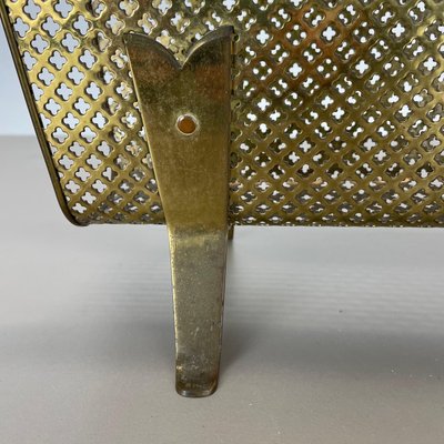 Brass and Bamboo Magazine Holder by Carl Auböck, Austria, 1950s-QZ-1815873