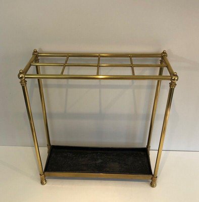 Brass and Cast Iron Umbrella Holder-BA-1365469