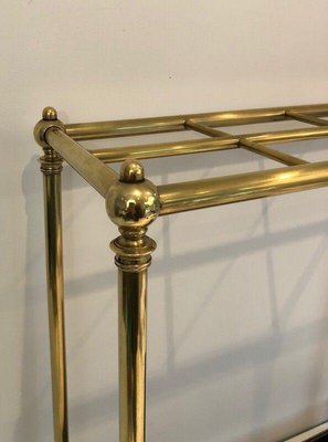 Brass and Cast Iron Umbrella Holder-BA-1365469