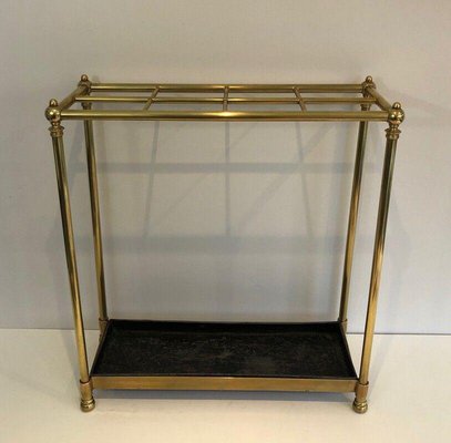 Brass and Cast Iron Umbrella Holder-BA-1365469