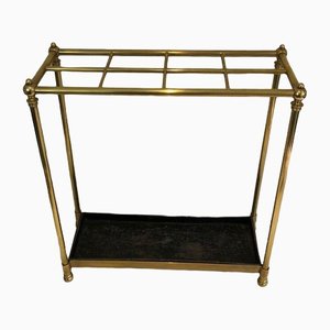 Brass and Cast Iron Umbrella Holder-BA-1365469