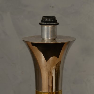 Brass and Chrome Table Lamp, 1970-UH-1790585