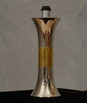 Brass and Chrome Table Lamp, 1970-UH-1790585