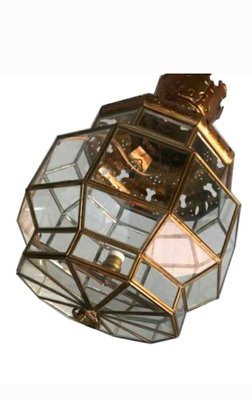 Brass and Crystal Ceiling Lamp-TCS-1056651