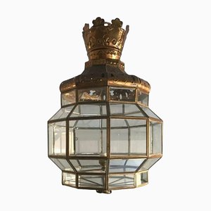 Brass and Crystal Ceiling Lamp-TCS-1056651