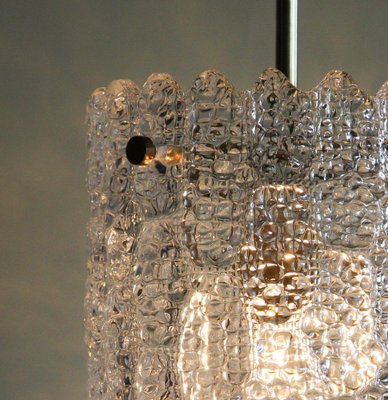 Brass and Crystal Glass Pendant by Carl Fagerlund for Orrefors, 1960s-JE-987163