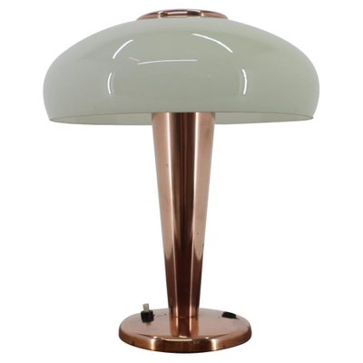 Brass and Glass Bauhaus Table Lamp, 1930s-TZ-983691