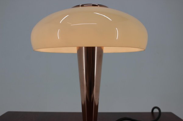 Brass and Glass Bauhaus Table Lamp, 1930s-TZ-983691