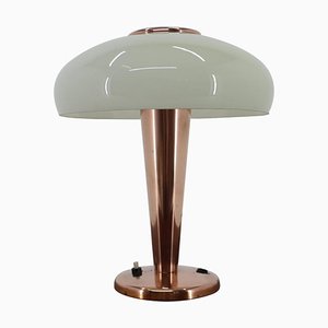 Brass and Glass Bauhaus Table Lamp, 1930s-TZ-983691